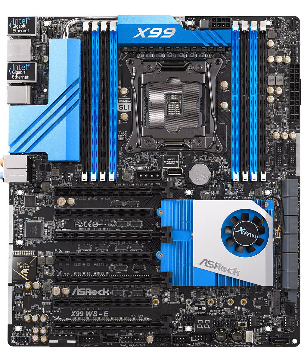 Asrock x99 ws обзор